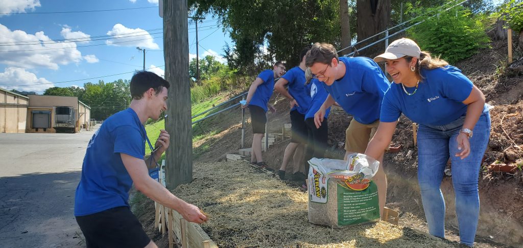 Utilizing a Doing Good grant, El Futuro and Tuscaloosa-Lakewood collaborated to conduct a survey that centered desires from the Latino community and implemented findings through landscape additions and community events.